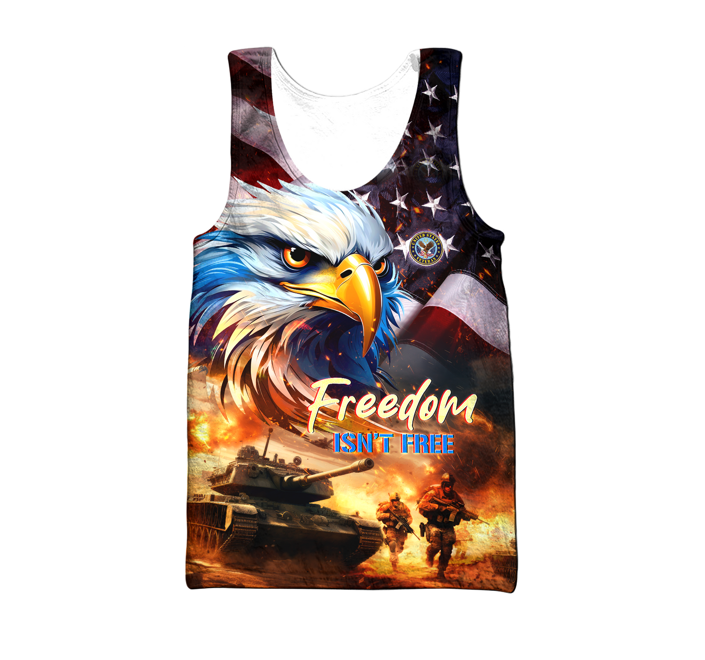 Apparel - Freedom Isn't Free - Veterans Day - Hawaiian Shirt , Gifts for veterans
