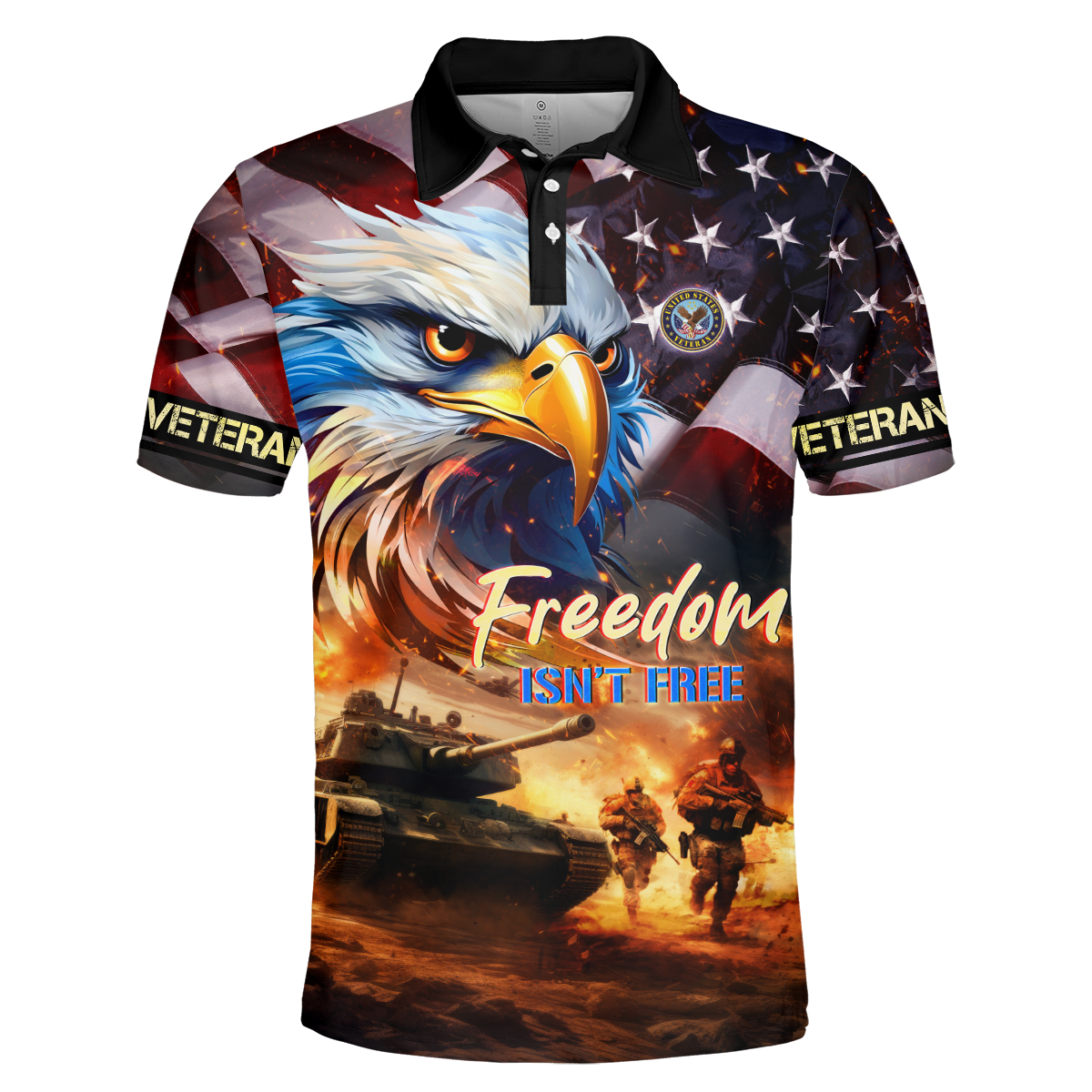 Apparel - Freedom Isn't Free - Veterans Day, T-Shirt , Gifts for veterans, easychoo.com