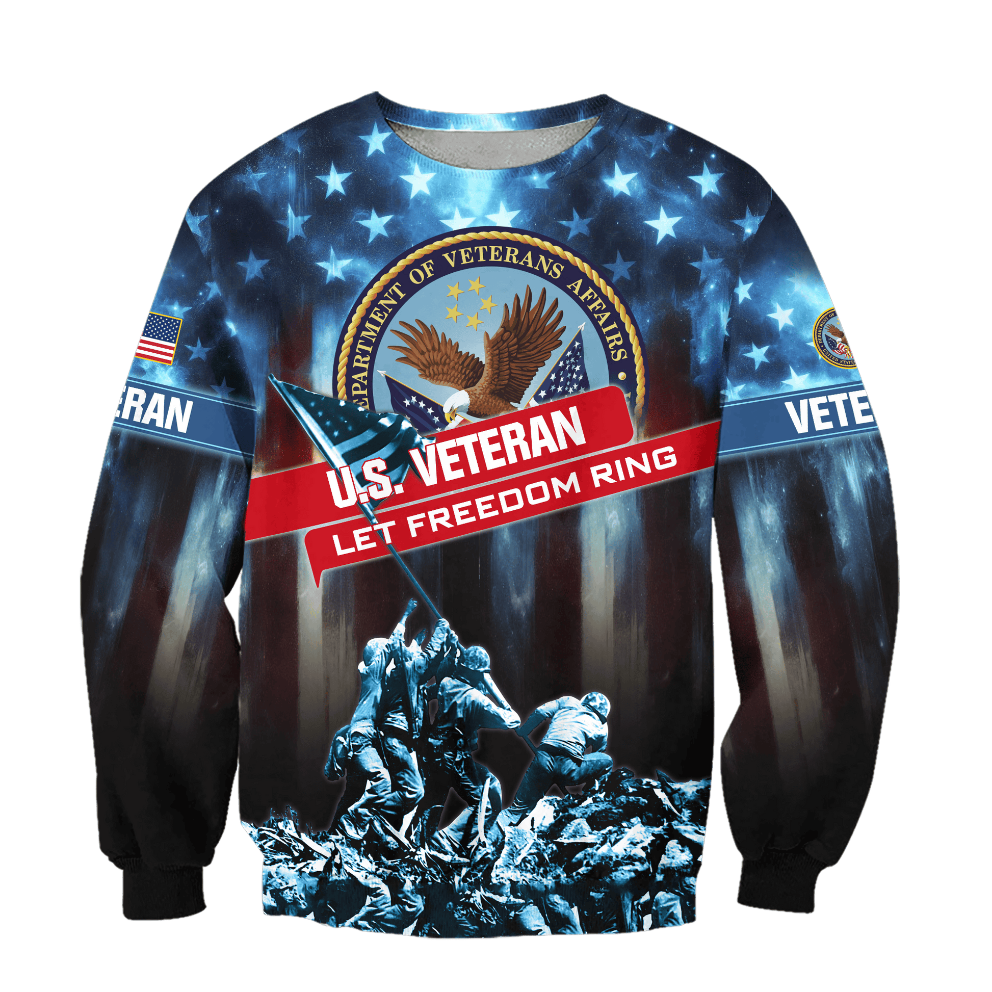 Apparel Veterans Zip Hoodie, Let Freedom Ring, Father's Day, Veterans Day, Gifts For Dad, Gifts For Husband Veteran , Gifts for veterans, easychoo.com