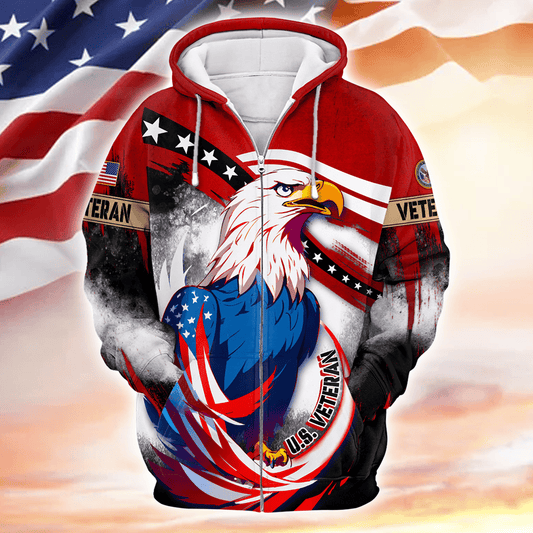 Apparel Veterans Zip Hoodie, Best Gifts For Veterans, Father's Day, Veterans Day, Gifts For Dad, Gifts For Husband Veteran , Gifts for veterans