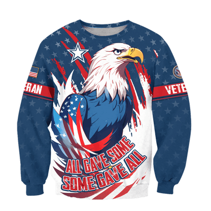 U.S. Veterans, All Gave Some - Some Gave All, Zip Hoodie , Gifts for veterans