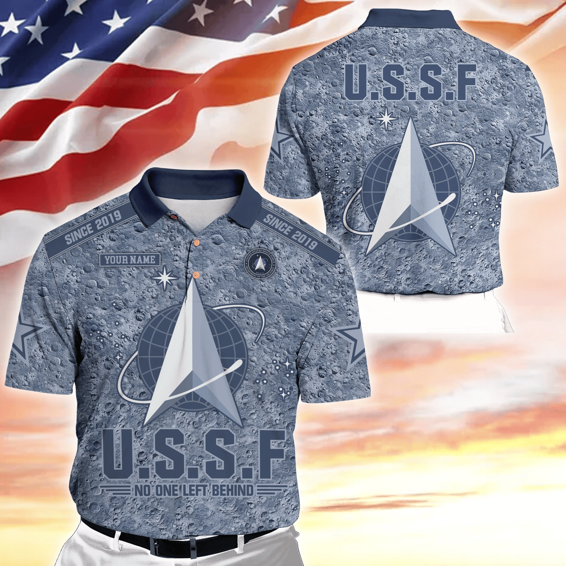 Personalized Name, Camo, Uniforms of the United States Armed Forces , Polo Shirt , Gifts for veterans