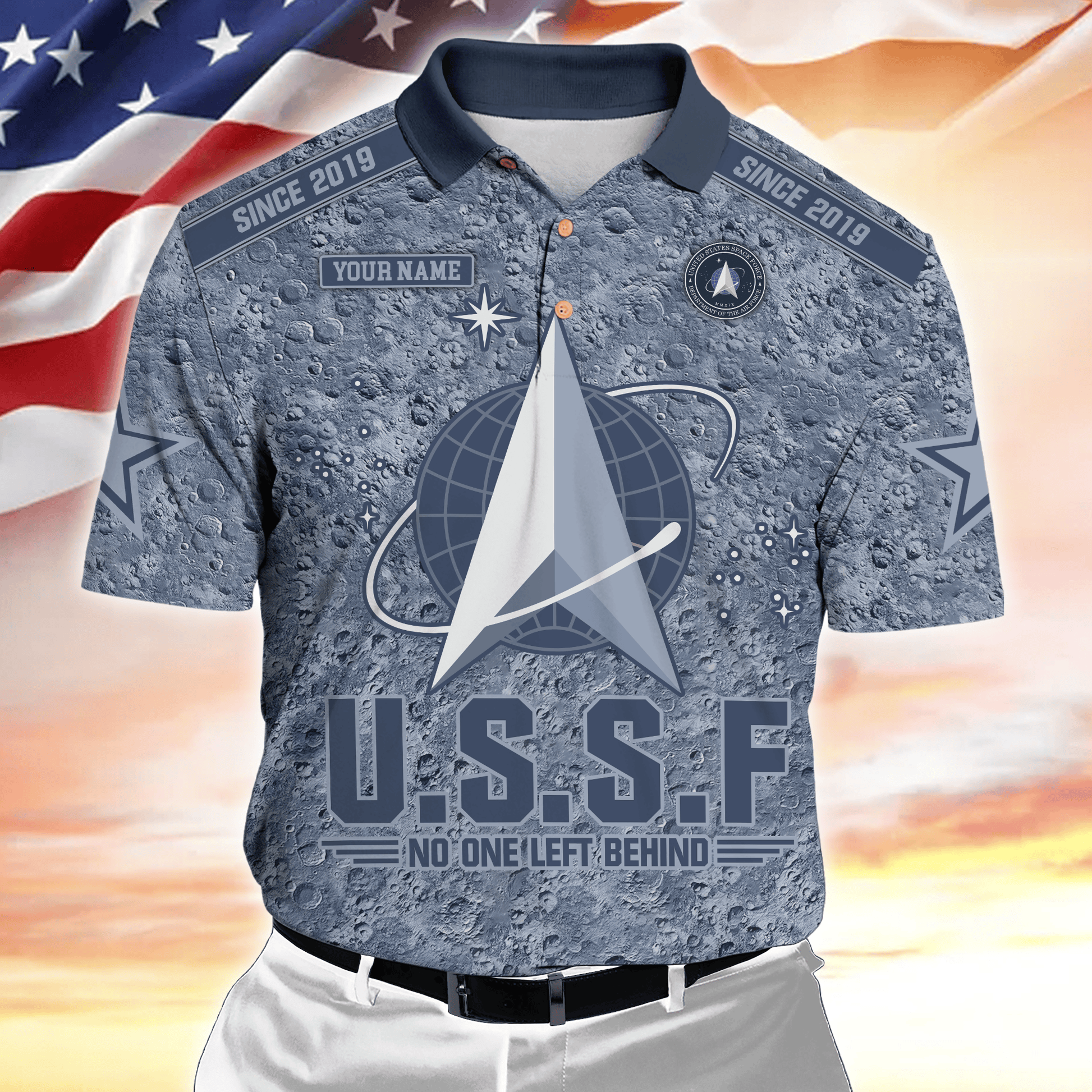 Personalized Name, Camo, Uniforms of the United States Armed Forces , Polo Shirt , Gifts for veterans
