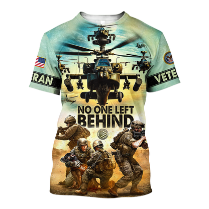 U.S. Veterans, No One Left Behind, Zip Hoodie , Gifts for veterans