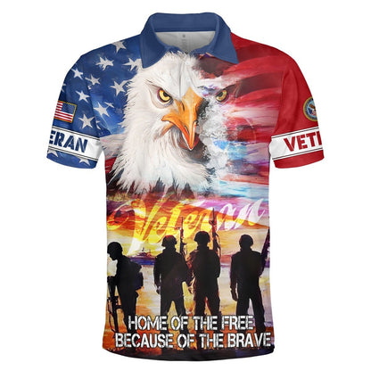 U.S. Veterans, Home Of The Free Because Of The Brave, Zip Hoodie , Gifts for veterans