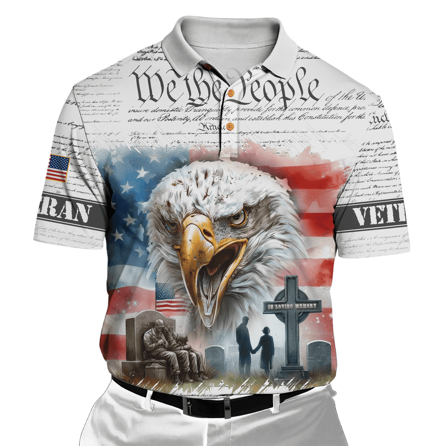 Proudly Served US Veterans, Hawaiian Shirt, We The People