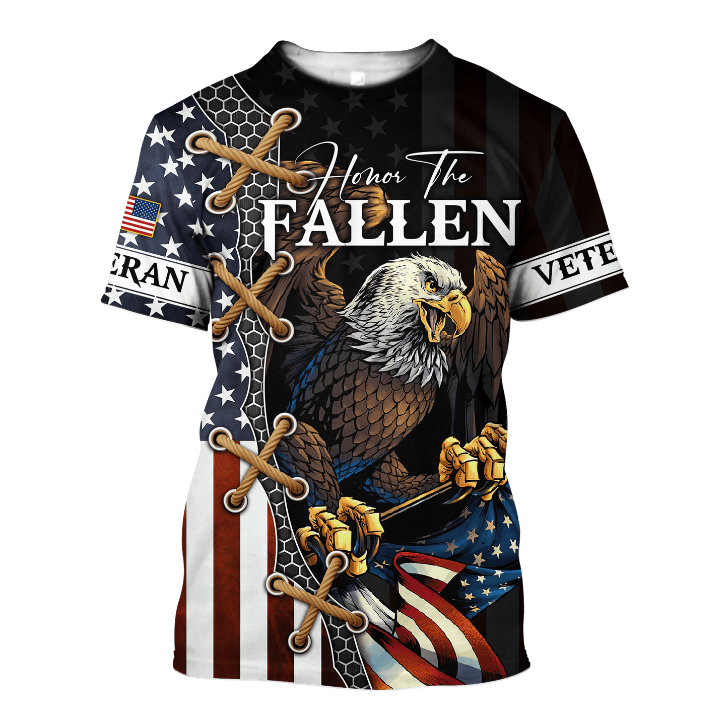 Proudly Served US Veterans, Honor The Fallen, Hawaiian Shirt