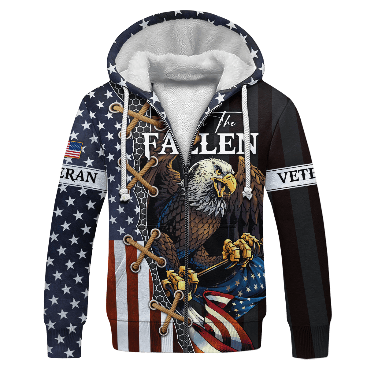Proudly Served US Veterans, Honor The Fallen, Hawaiian Shirt
