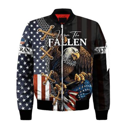 Proudly Served US Veterans, Honor The Fallen, Hawaiian Shirt