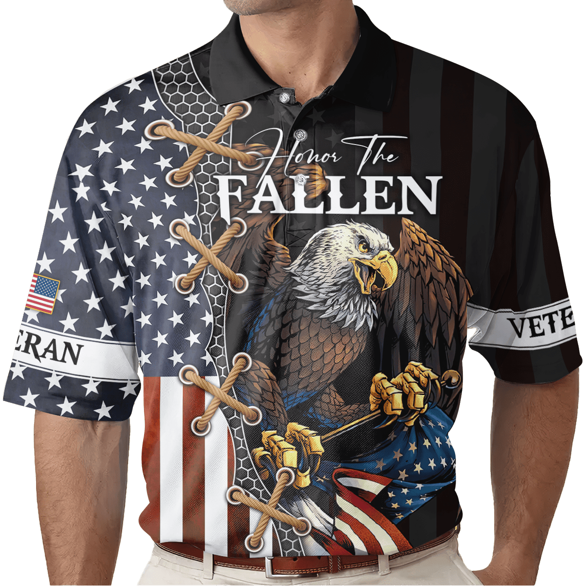 Proudly Served US Veterans, Honor The Fallen, Hawaiian Shirt