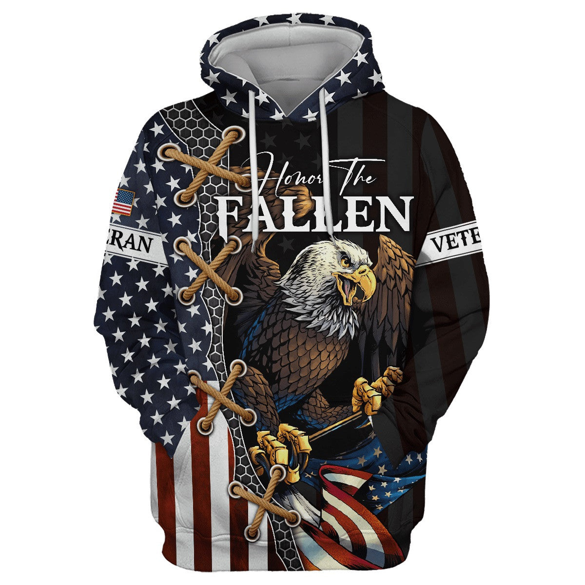 Proudly Served US Veterans, Honor The Fallen, Hawaiian Shirt