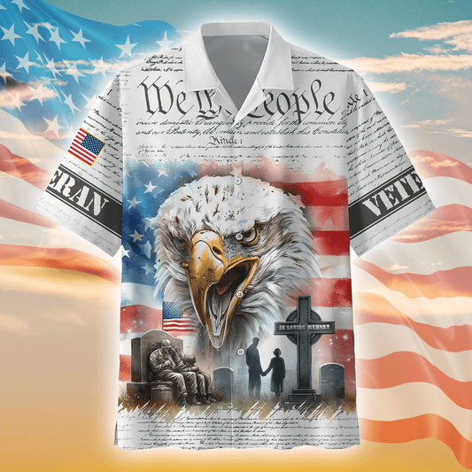 Proudly Served US Veterans, Hawaiian Shirt, We The People