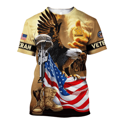 Proudly Served US Veterans, Honor The Fallen, Hawaiian Shirt