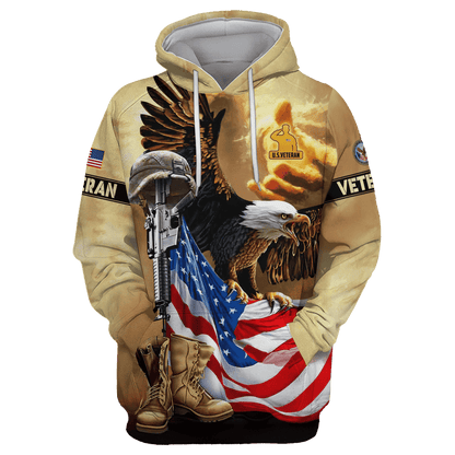 Proudly Served US Veterans, Honor The Fallen, Hawaiian Shirt