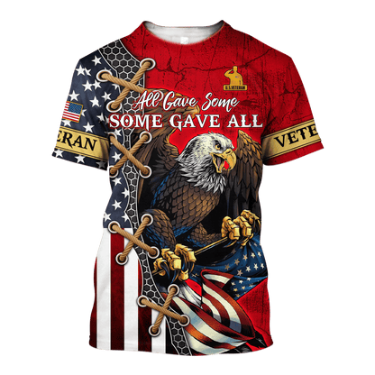 US Veterans, All Gave Some - Some Gave All, Zip Hoodie