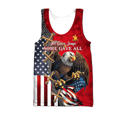 US Veterans, All Gave Some - Some Gave All, Zip Hoodie