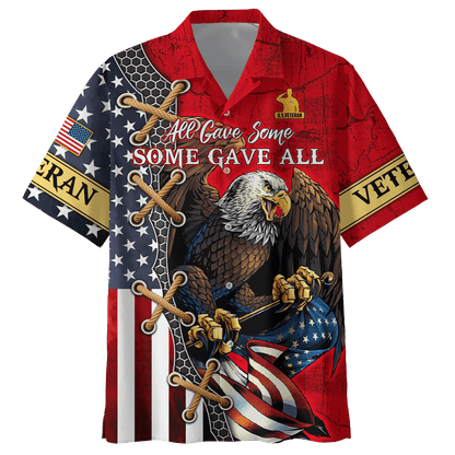 US Veterans, All Gave Some - Some Gave All, Zip Hoodie