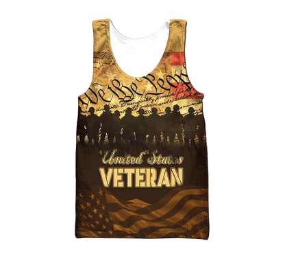 U.S. Veteran, Preamble to the United States Constitution, We The Peopel, Zip Hoodie