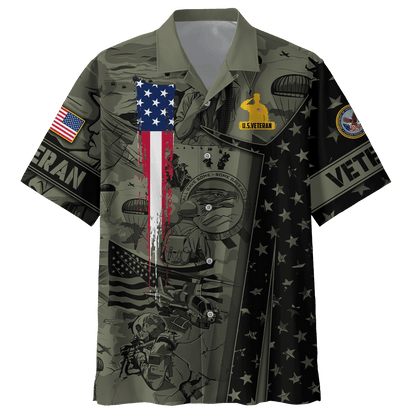 U.S. Veteran, Brave soldiers, wholeheartedly serving the country, Zip Hoodie