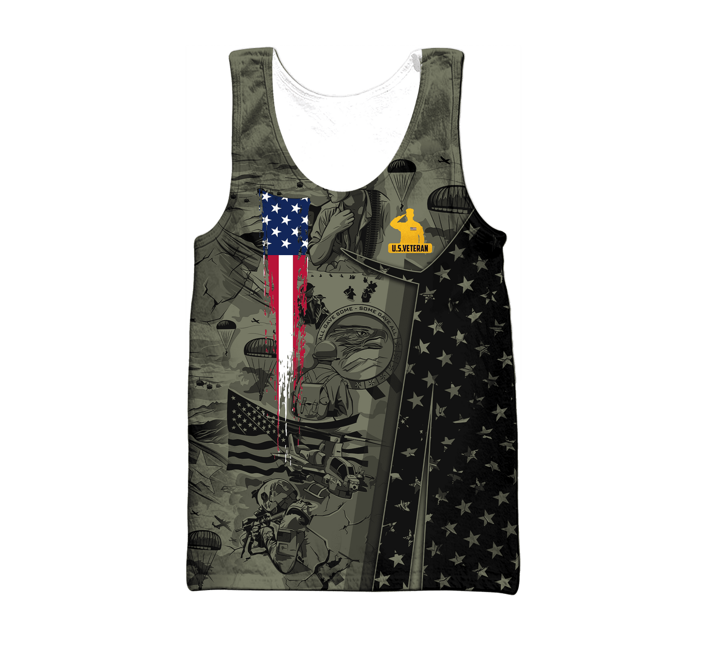 U.S. Veteran, Brave soldiers, wholeheartedly serving the country, Zip Hoodie