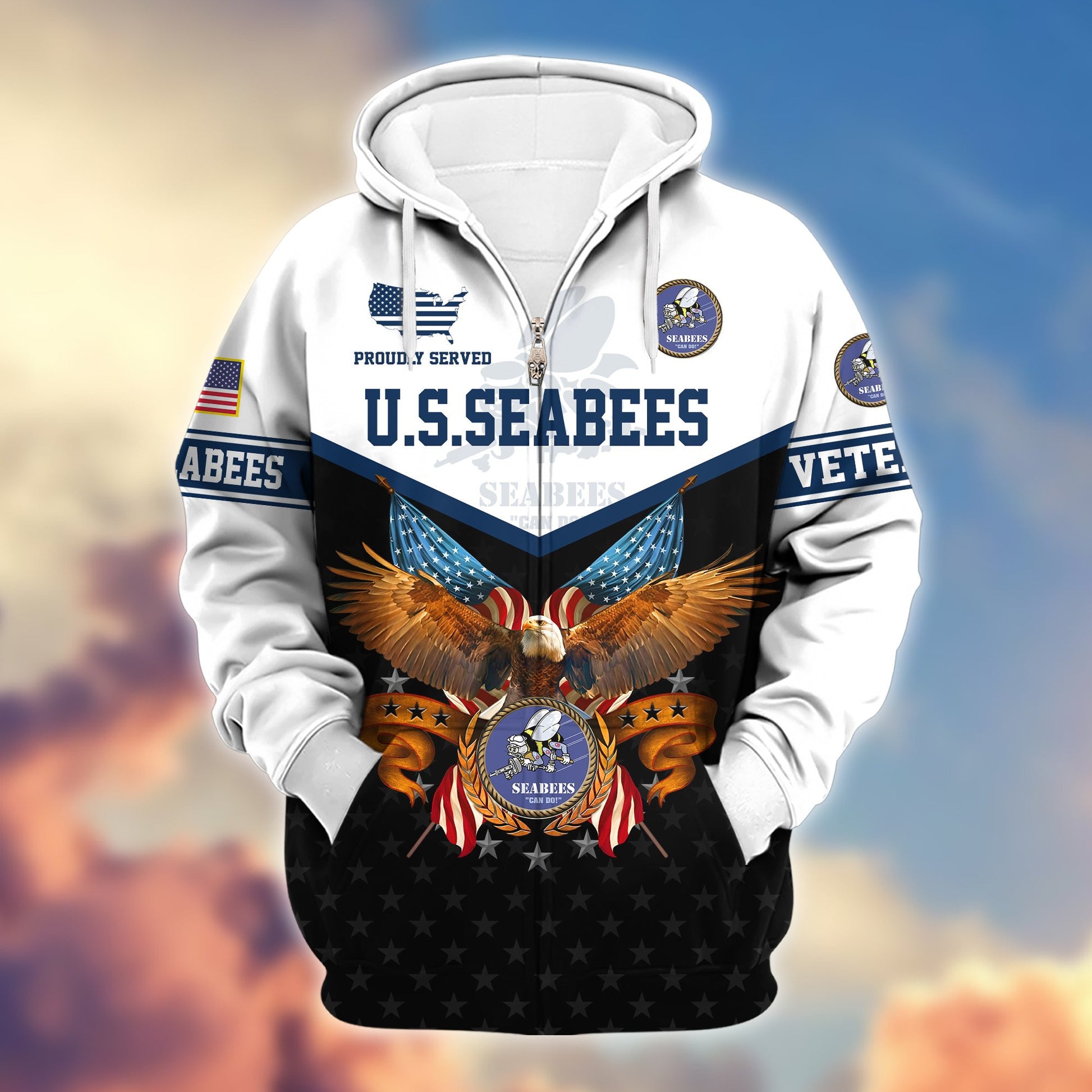 Premium US Veterans Zip Hoodie da130902, Gifts For US Veterans, Gifts For Veterans Day