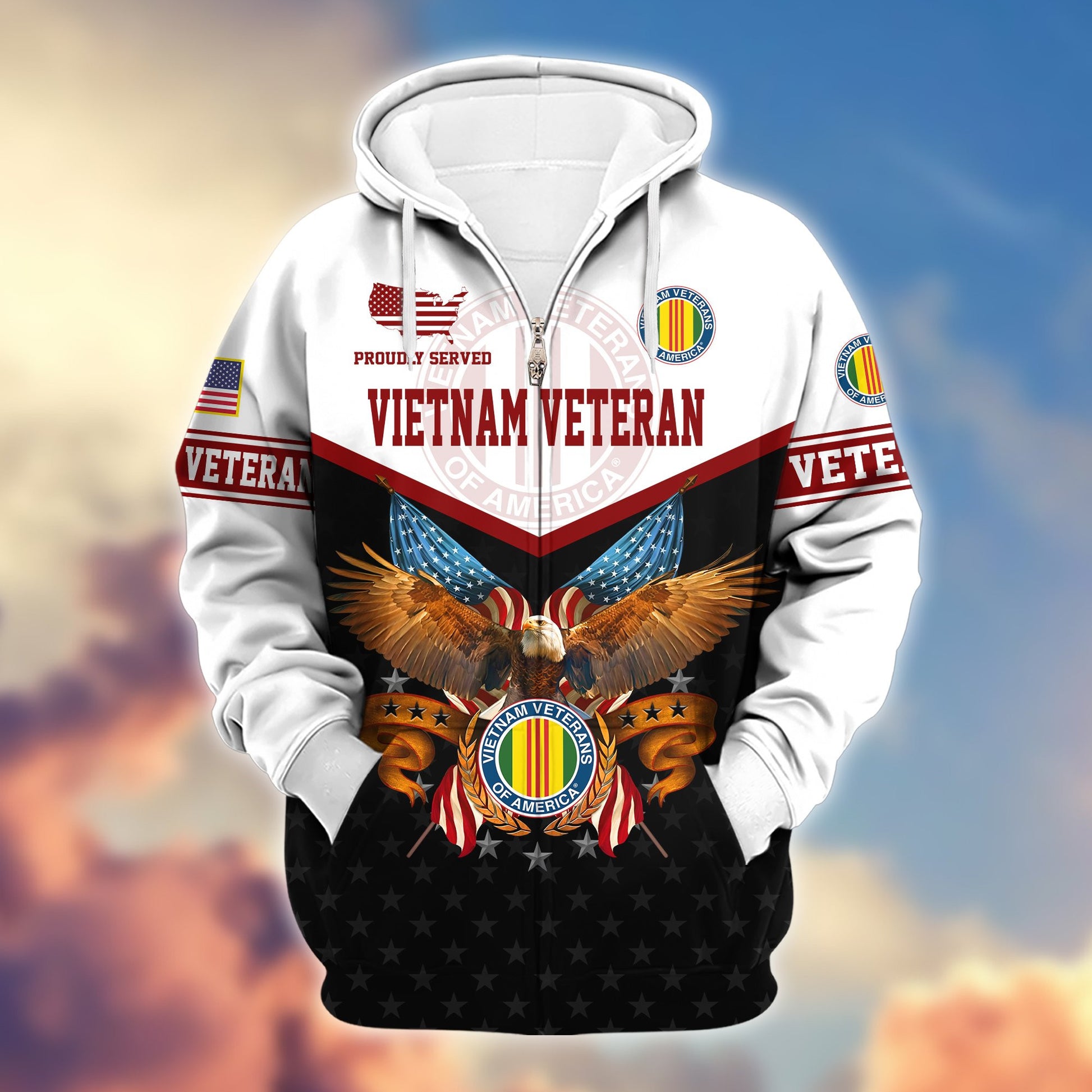 Premium US Veterans Zip Hoodie da130902, Gifts For US Veterans, Gifts For Veterans Day