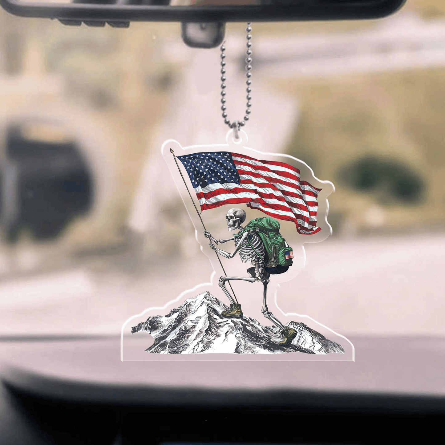 All Gave Some - Some Gave All, Veterans Day - Car Hanging Ornament, easychoo.com