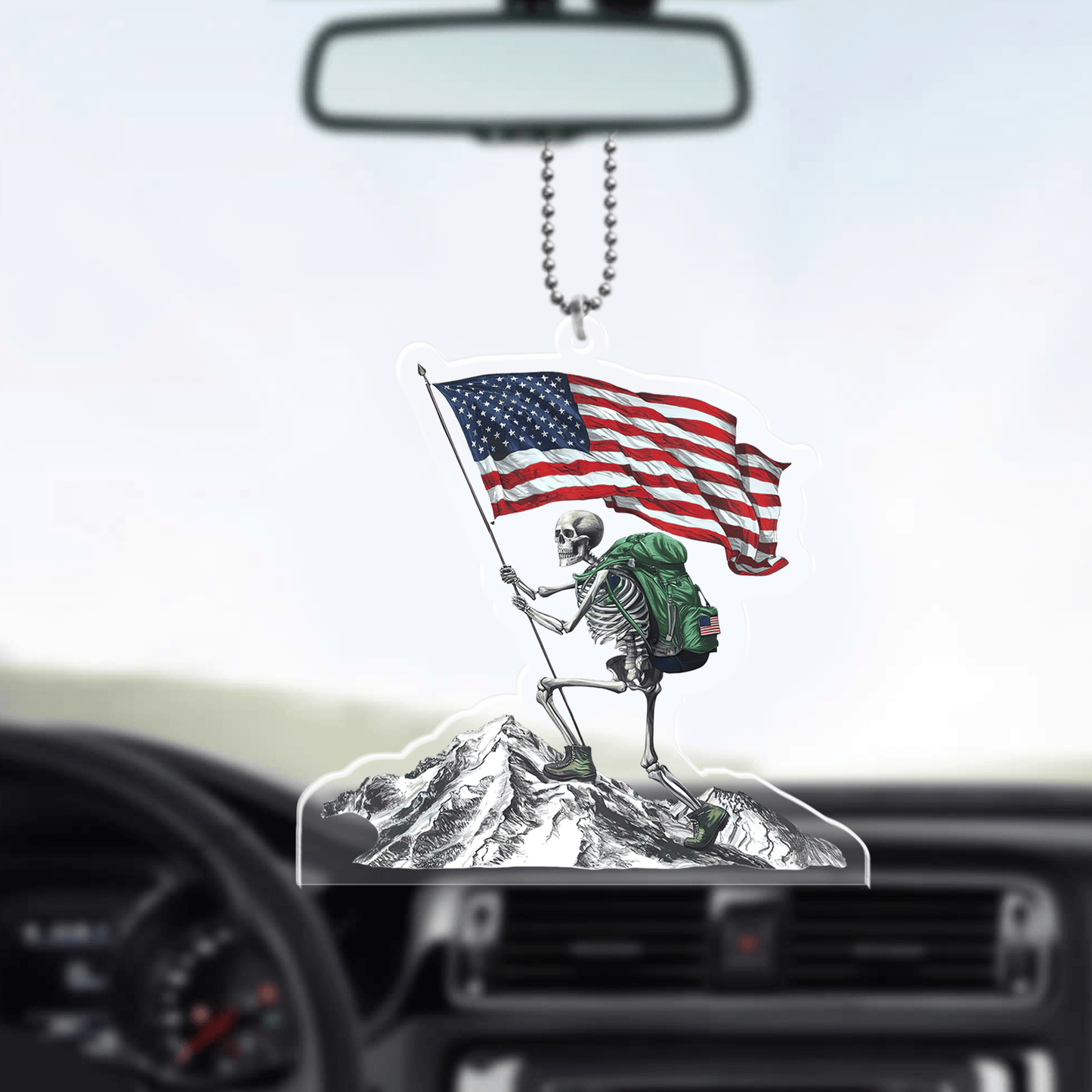 All Gave Some - Some Gave All, Veterans Day - Car Hanging Ornament, easychoo.com