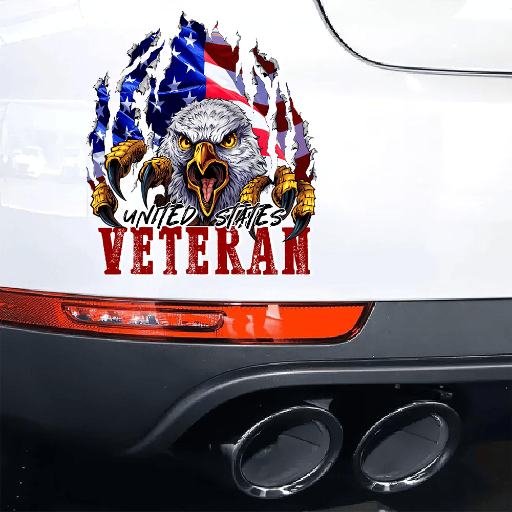 U.S. Veteran, Veterans Day, Best Gifts For Veterans - Car Stickers, easychoo.com