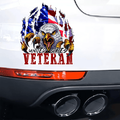 U.S. Veteran, Veterans Day, Best Gifts For Veterans - Car Stickers, easychoo.com