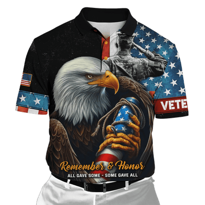 Remember & Honor All Gave Somne - Some Gave All - US Veteran, Gifts for Veterans