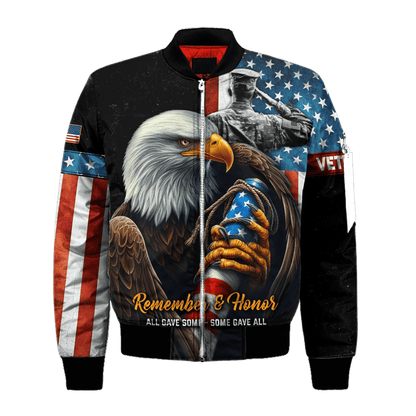 Remember & Honor All Gave Somne - Some Gave All - US Veteran, Gifts for Veterans