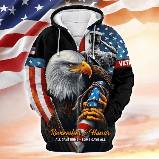 Remember & Honor All Gave Somne - Some Gave All - US Veteran, Gifts for Veterans