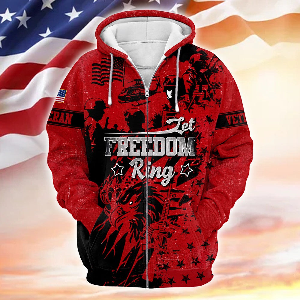 Let freedom ring - US Veteran, Gifts for Veterans