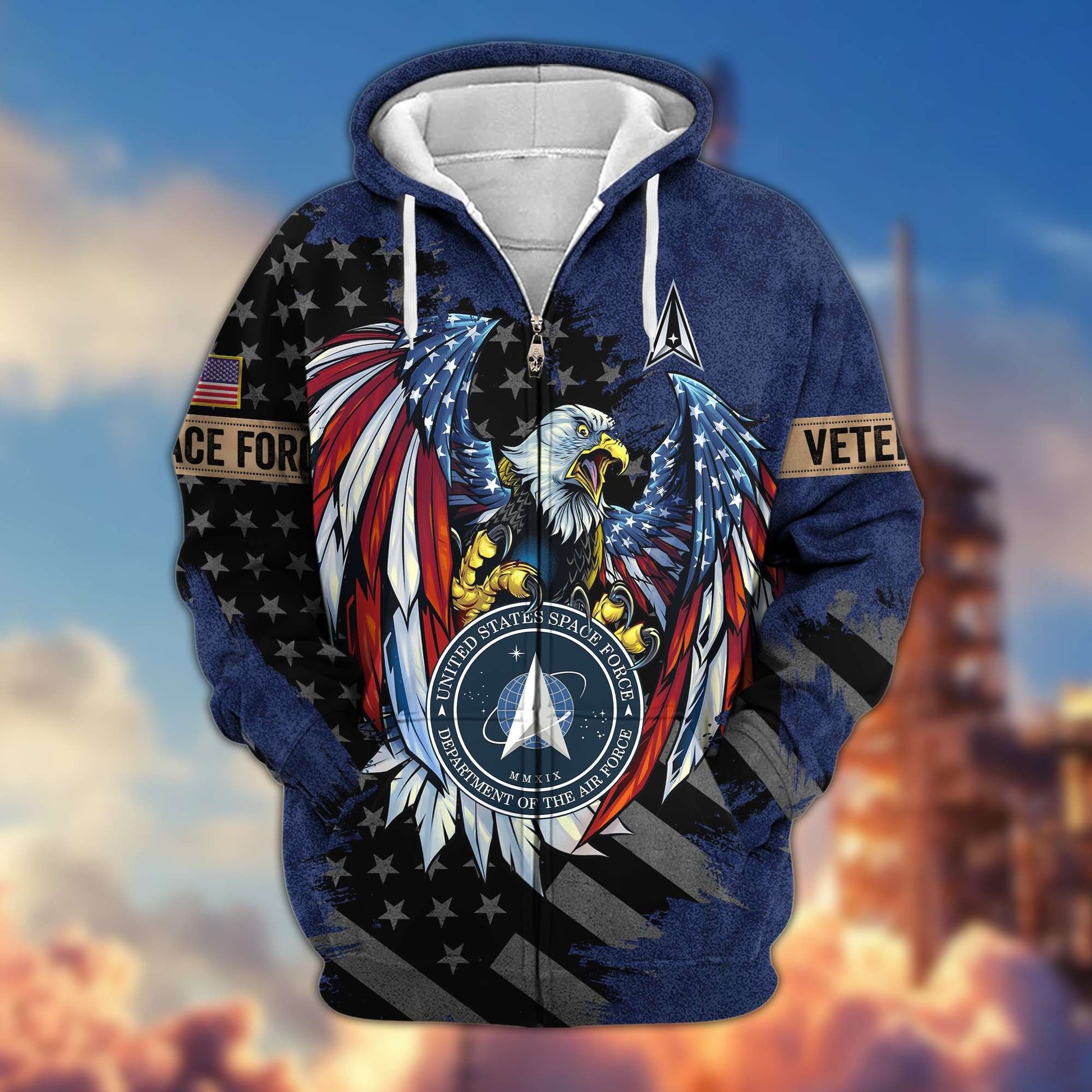 Premium US Veterans Zip Hoodie HG190913, Gifts For Veterans Day, easychoo.com