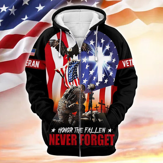 Honor The Fallen Never Forget - US Veteran, Gifts for Veterans, Veterans Day