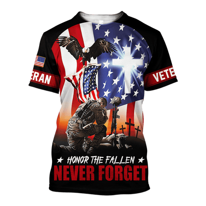 Honor The Fallen Never Forget - US Veteran, Gifts for Veterans, Veterans Day