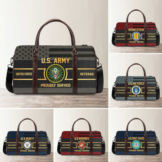 Premium US Veterans Travel Bag, Gifts For Veterans Day da101010