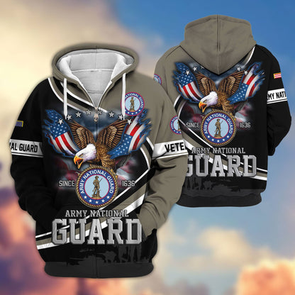 Premium US Veterans Zip Hoodie HG211012, Gifts For US Veterans, easychoo.com