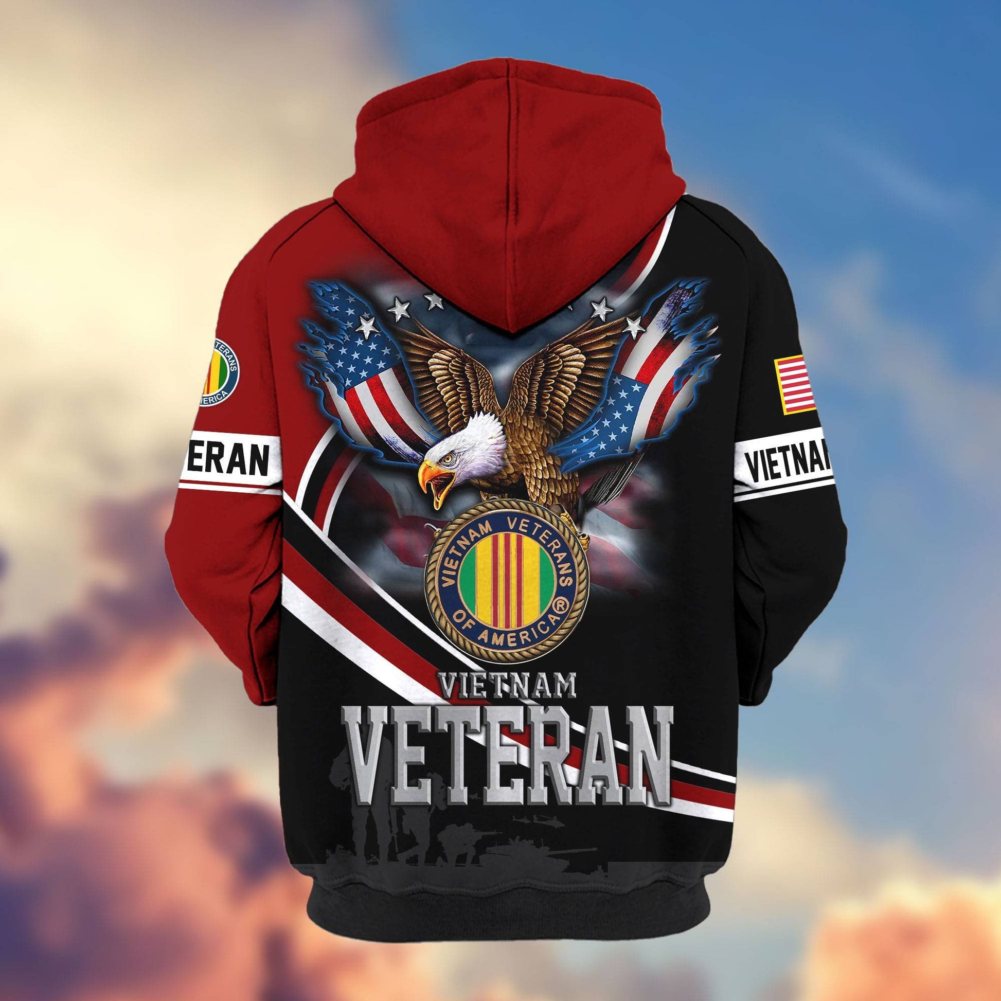 Premium US Veterans Zip Hoodie HG211012, Gifts For US Veterans, easychoo.com