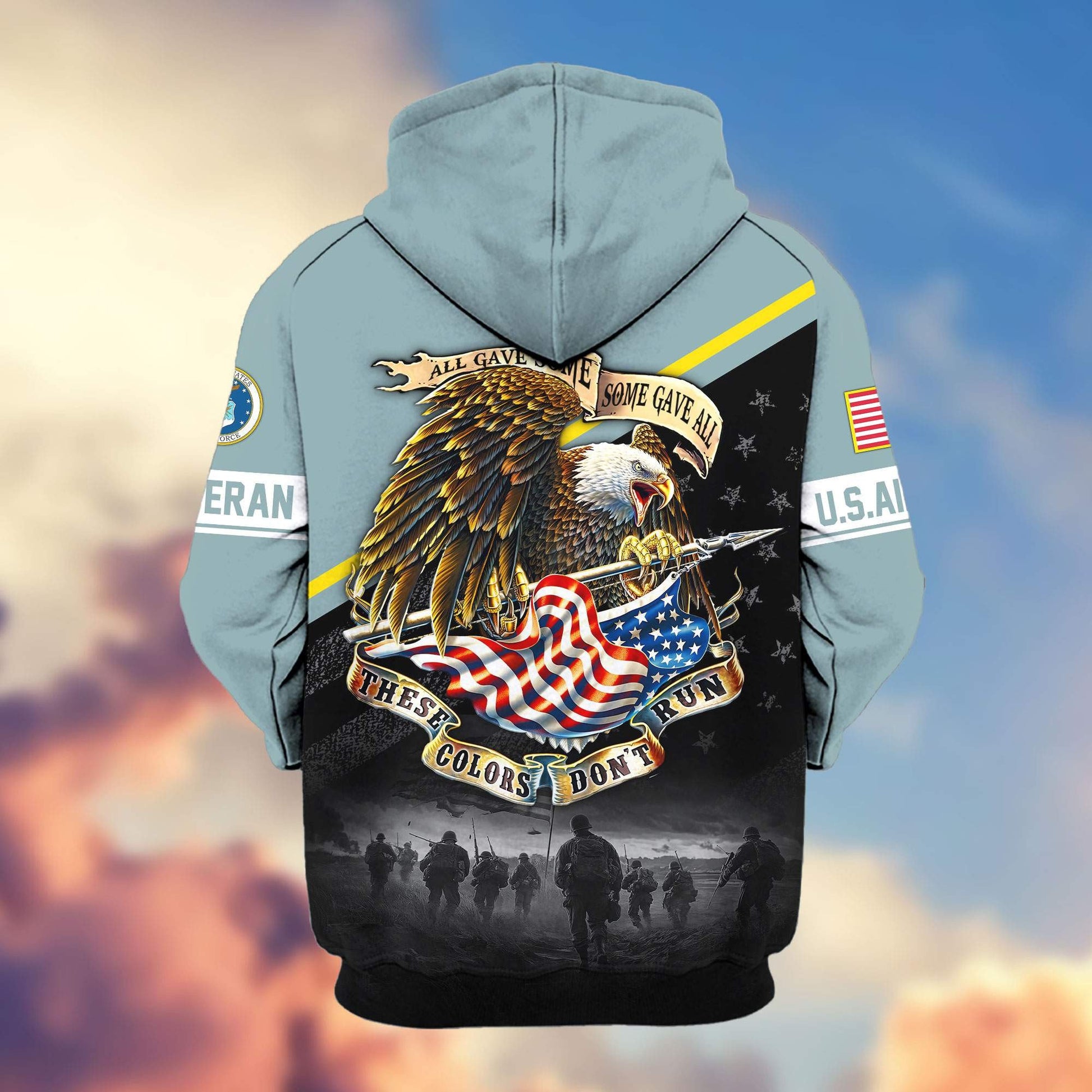 Premium US Veterans Zip Hoodie HG281013, Gifts For US Veterans, easychoo.com
