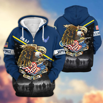 Premium US Veterans Zip Hoodie HG281013, Gifts For US Veterans, easychoo.com