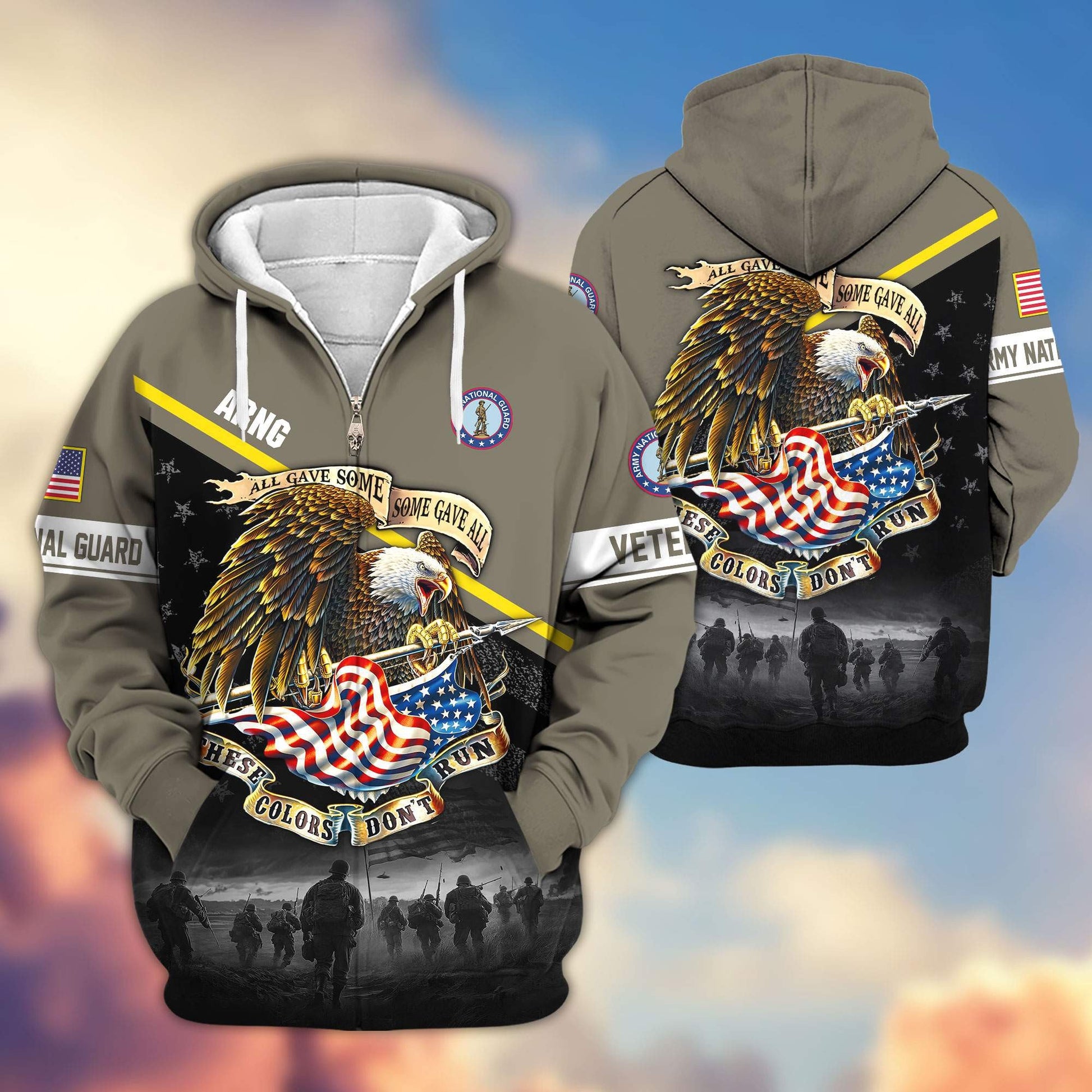 Premium US Veterans Zip Hoodie HG281013, Gifts For US Veterans, easychoo.com