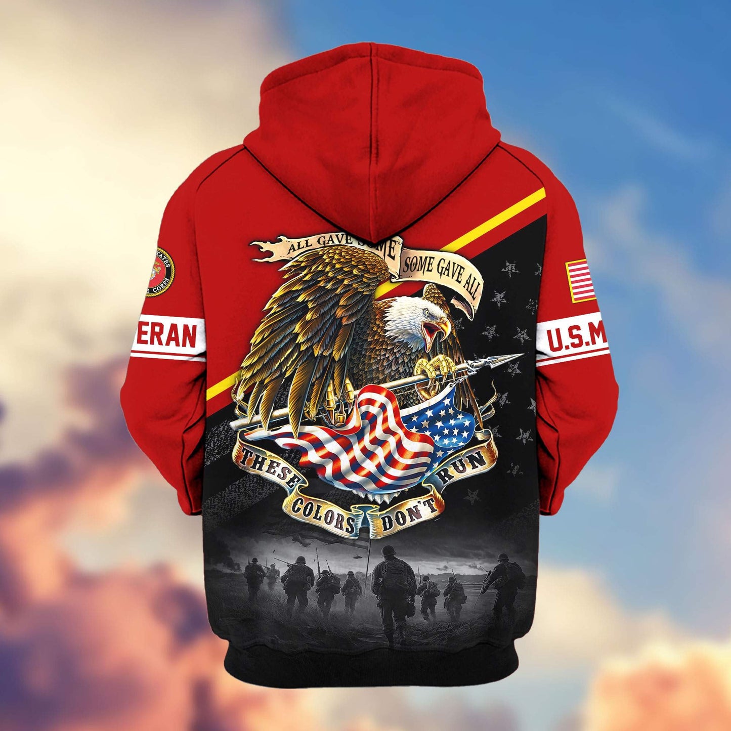 Premium US Veterans Zip Hoodie HG281013, Gifts For US Veterans, easychoo.com