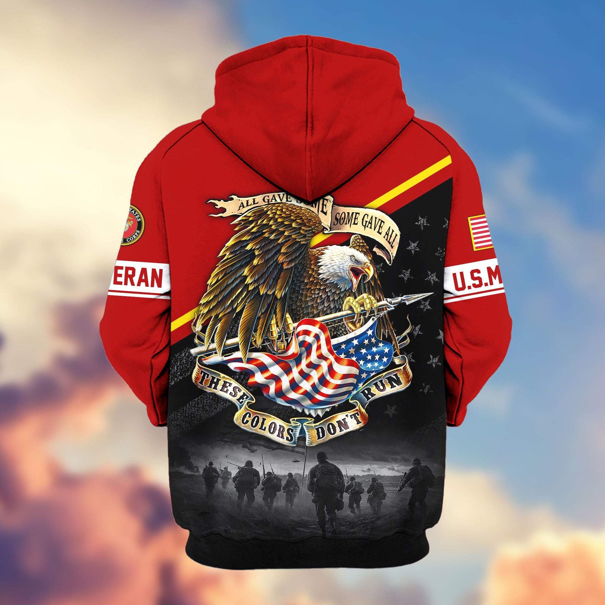 Premium US Veterans Zip Hoodie HG281013, Gifts For US Veterans, easychoo.com