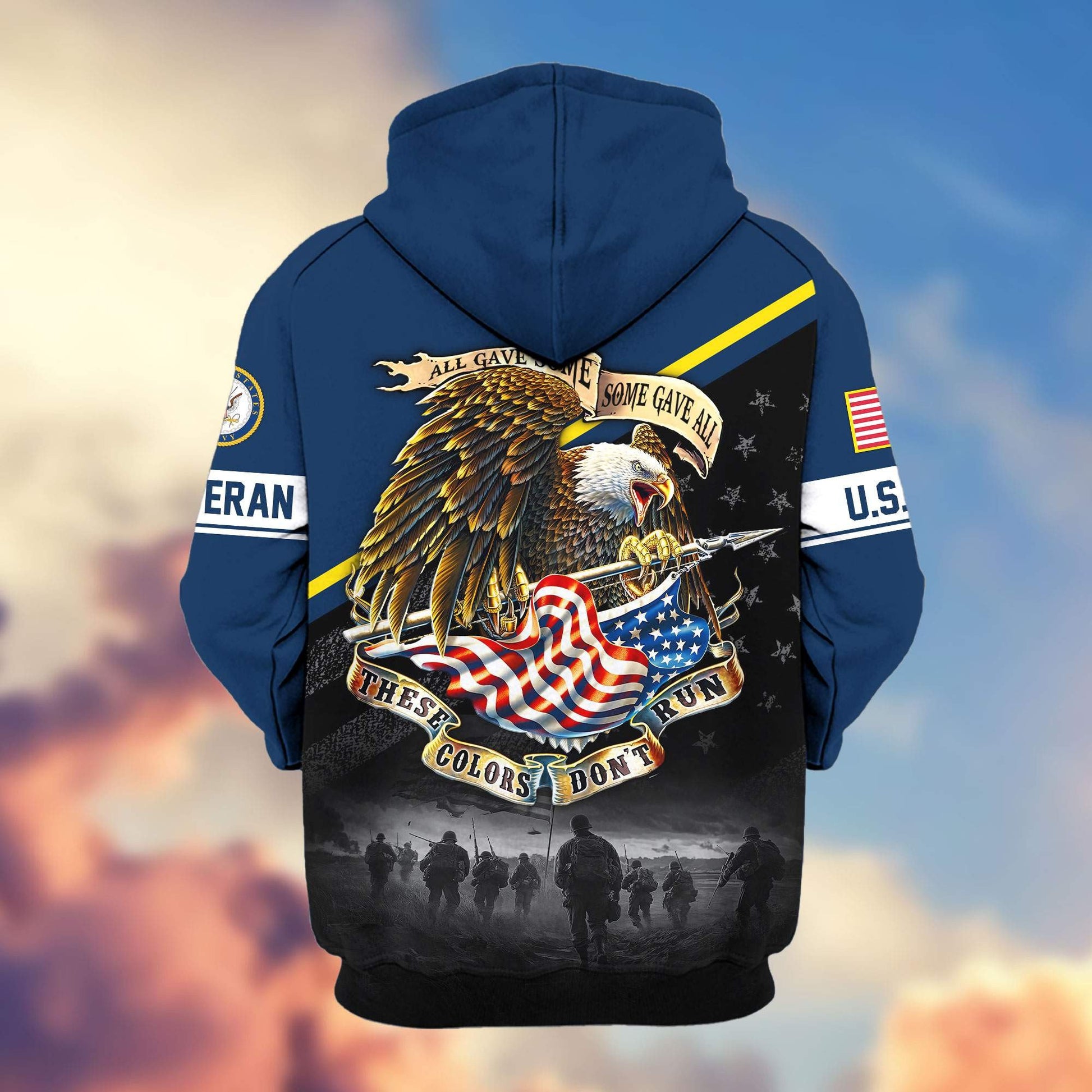 Premium US Veterans Zip Hoodie HG281013, Gifts For US Veterans, easychoo.com