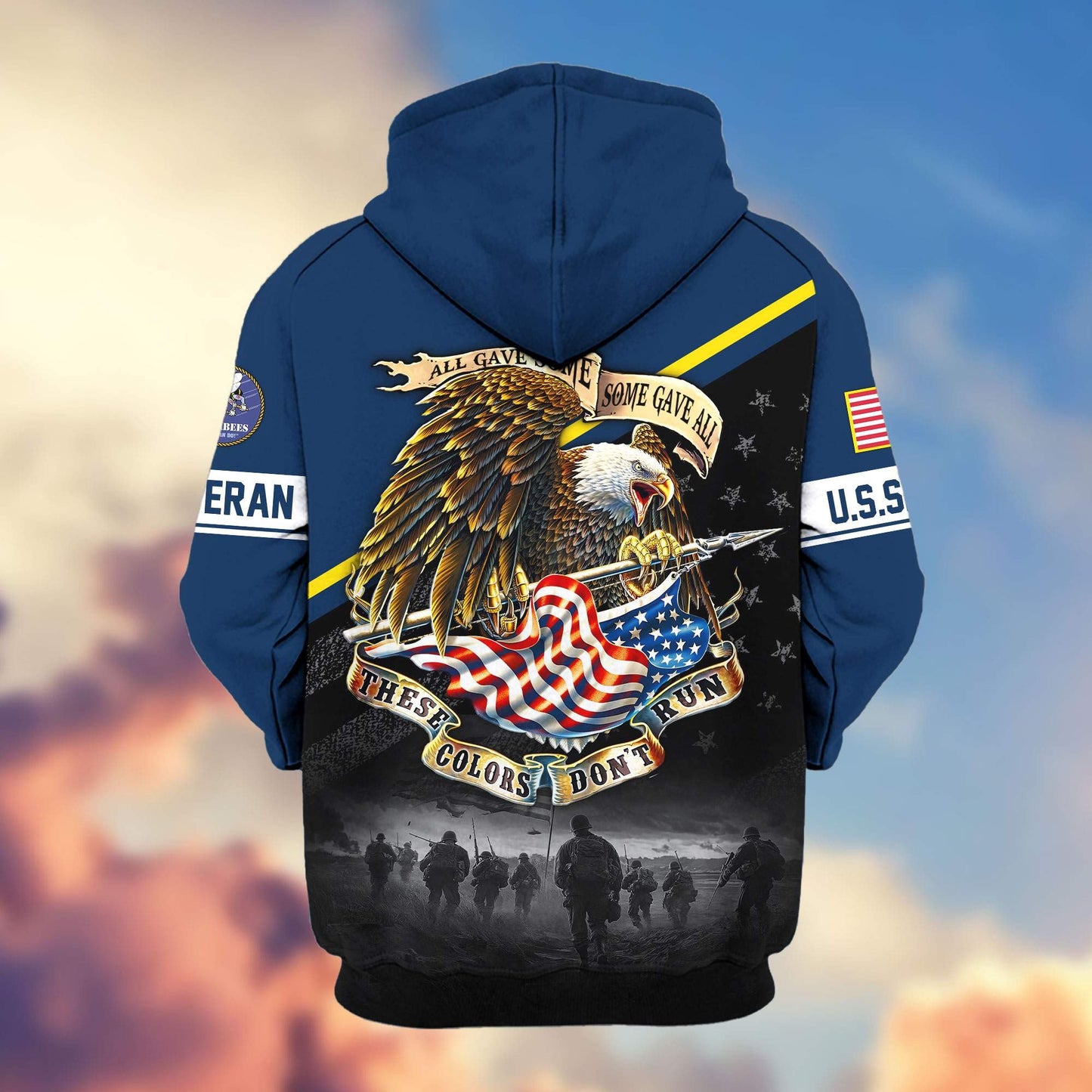 Premium US Veterans Zip Hoodie HG281013, Gifts For US Veterans, easychoo.com