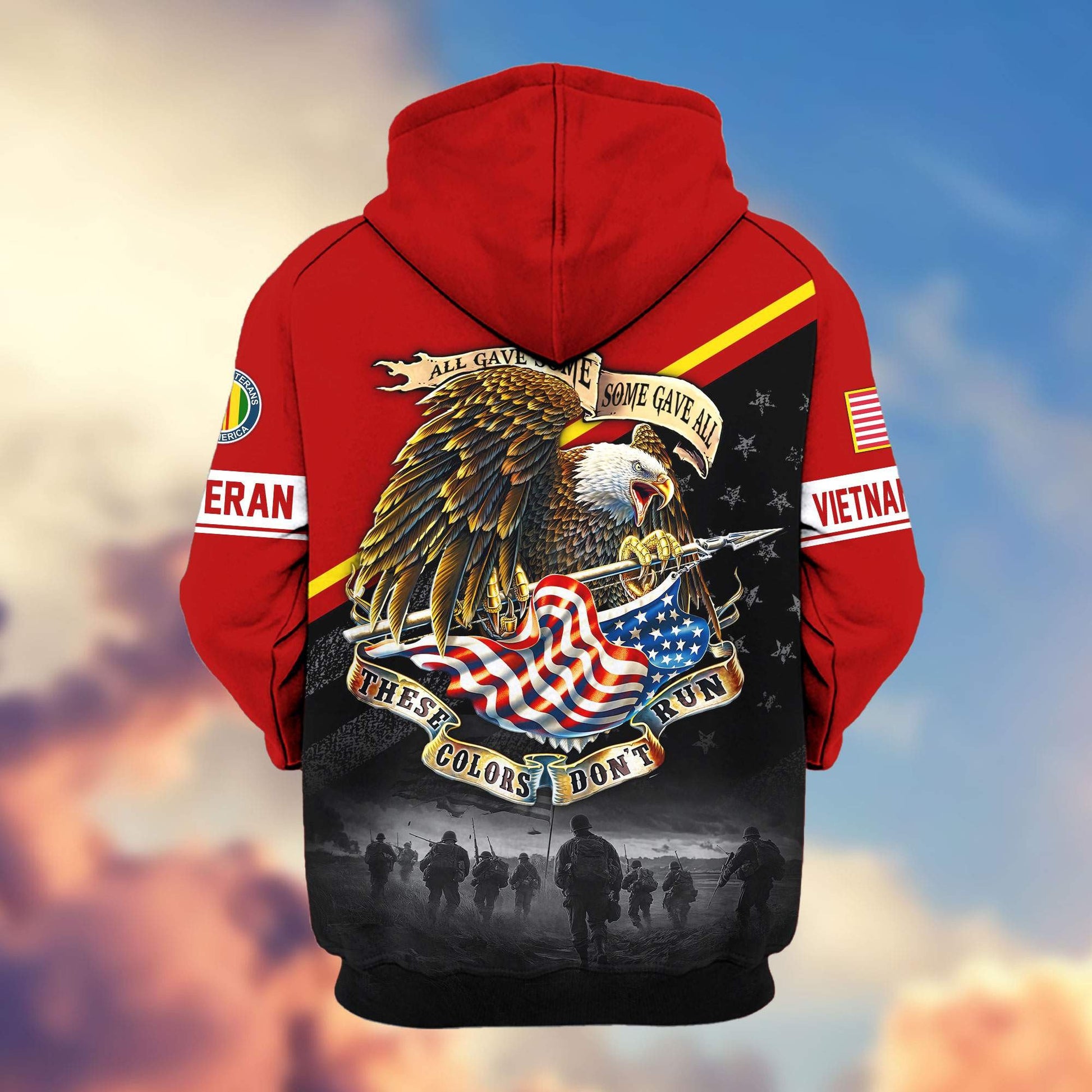 Premium US Veterans Zip Hoodie HG281013, Gifts For US Veterans, easychoo.com