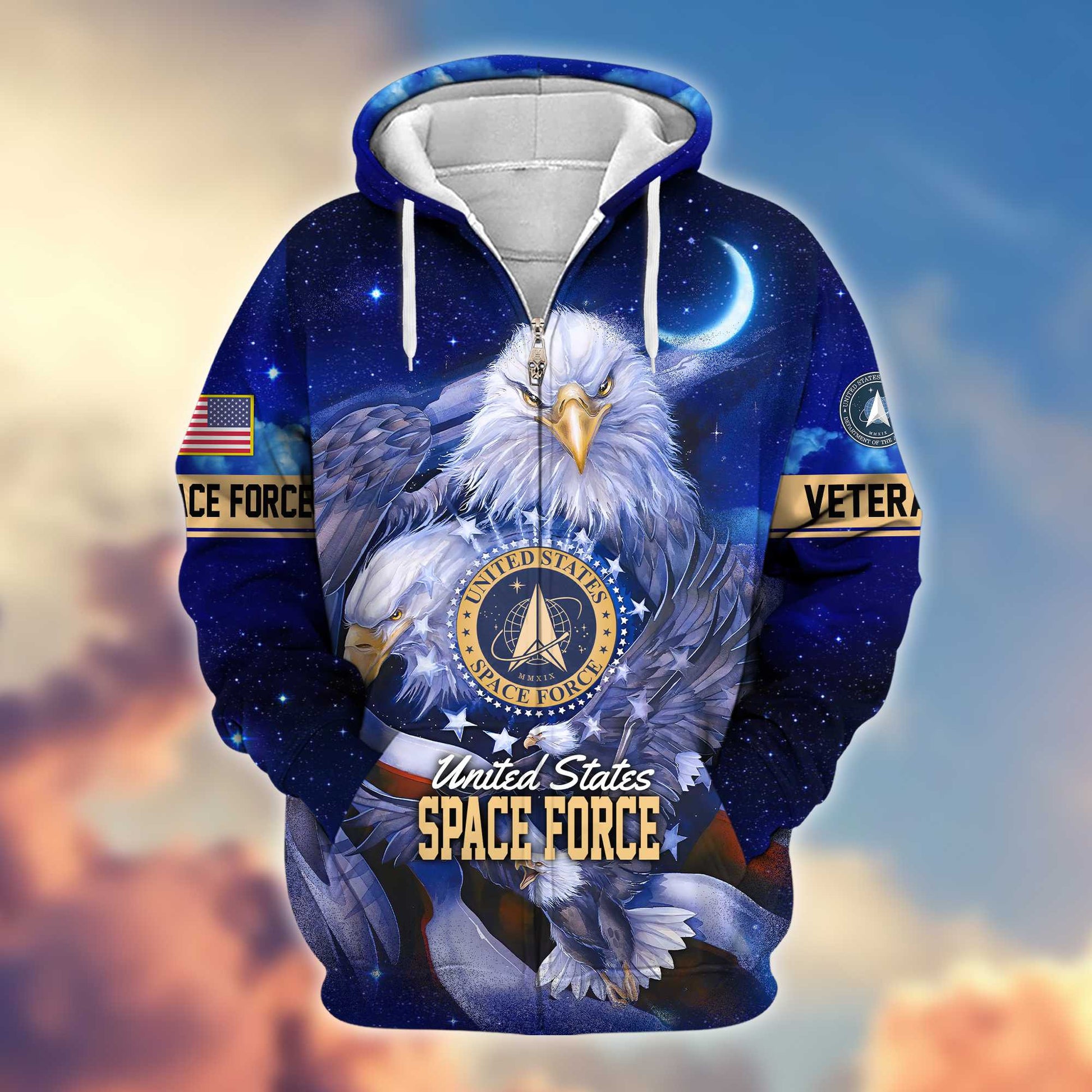 Premium US Veterans Zip Hoodie HG041112, Gifts For US Veterans, easychoo.com