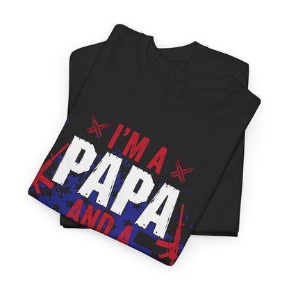 I'm A Papa And A Veteran Nothing Scares Me - Veterans Day, Veterans US, Gifts for Veterans, Unisex Standard T-Shirt, easychoo.com